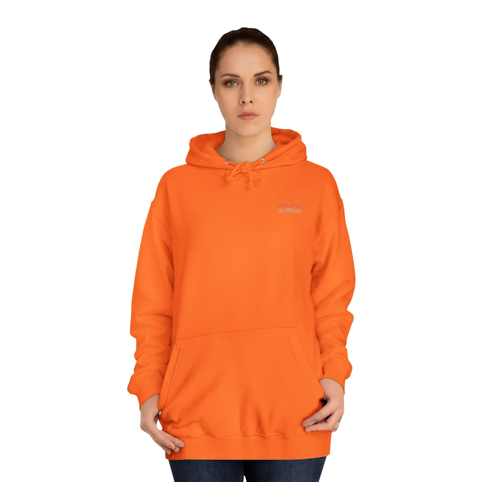 SNRG Unisex Hoodie - Escape The Ordinary, Sweatshirt, Hooded Jacket, Casual Pullover, Trendy Apparel, Outerwear, Hoodie