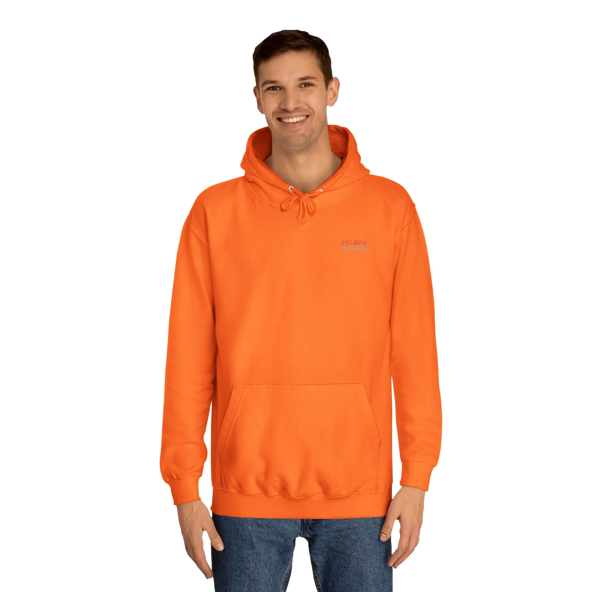 SNRG Unisex Hoodie - Escape The Ordinary, Sweatshirt, Hooded Jacket, Casual Pullover, Trendy Apparel, Outerwear, Hoodie