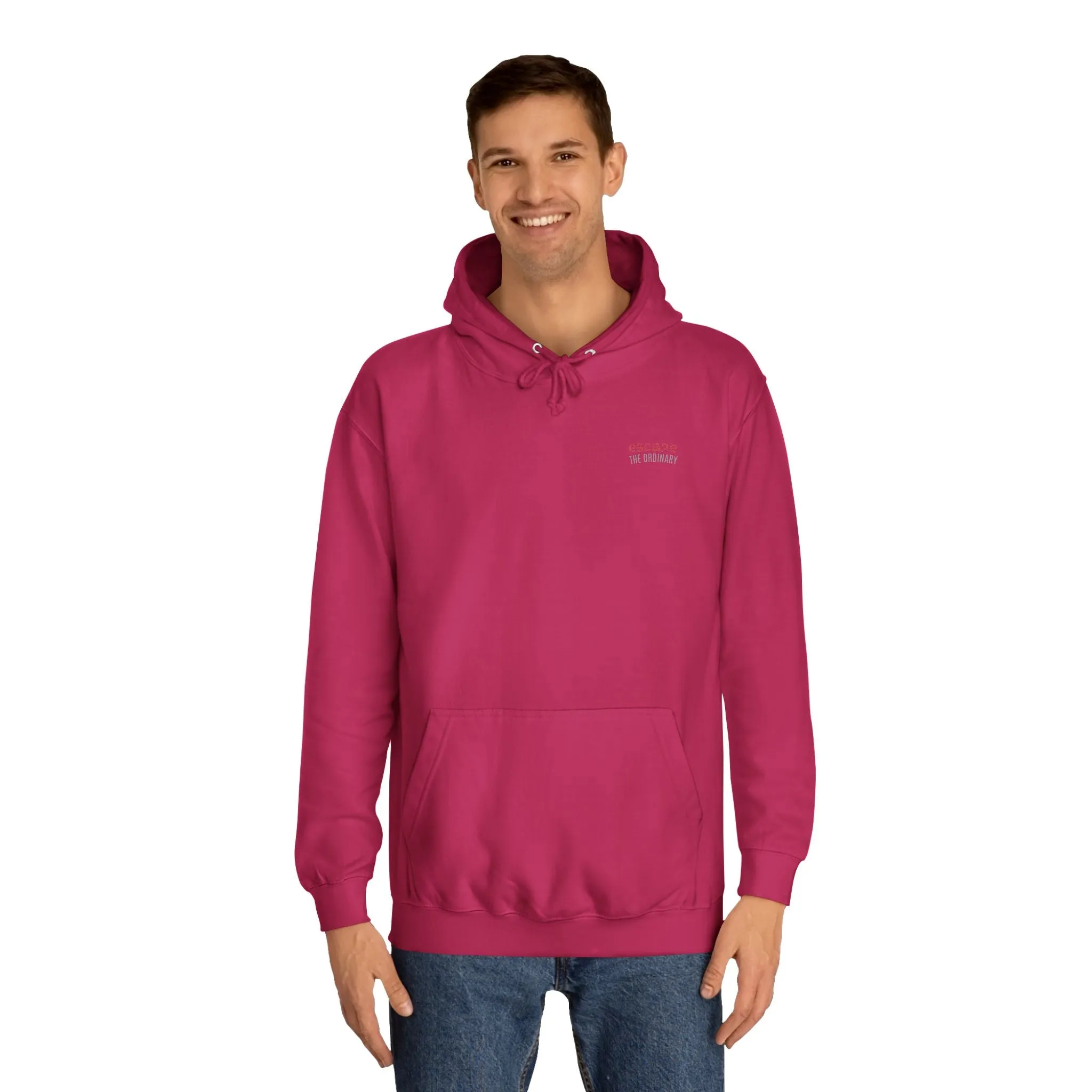 SNRG Unisex Hoodie - Escape The Ordinary, Sweatshirt, Hooded Jacket, Casual Pullover, Trendy Apparel, Outerwear, Hoodie