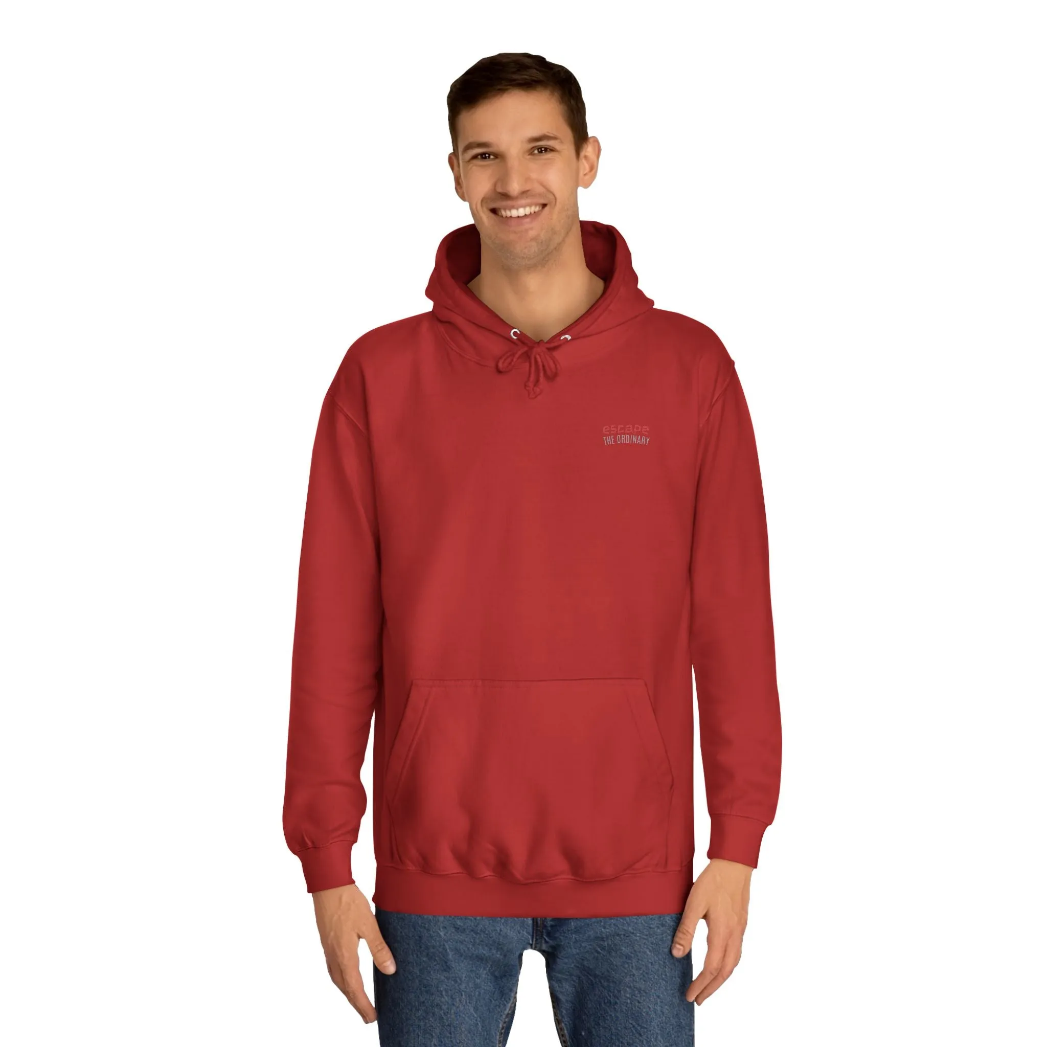 SNRG Unisex Hoodie - Escape The Ordinary, Sweatshirt, Hooded Jacket, Casual Pullover, Trendy Apparel, Outerwear, Hoodie