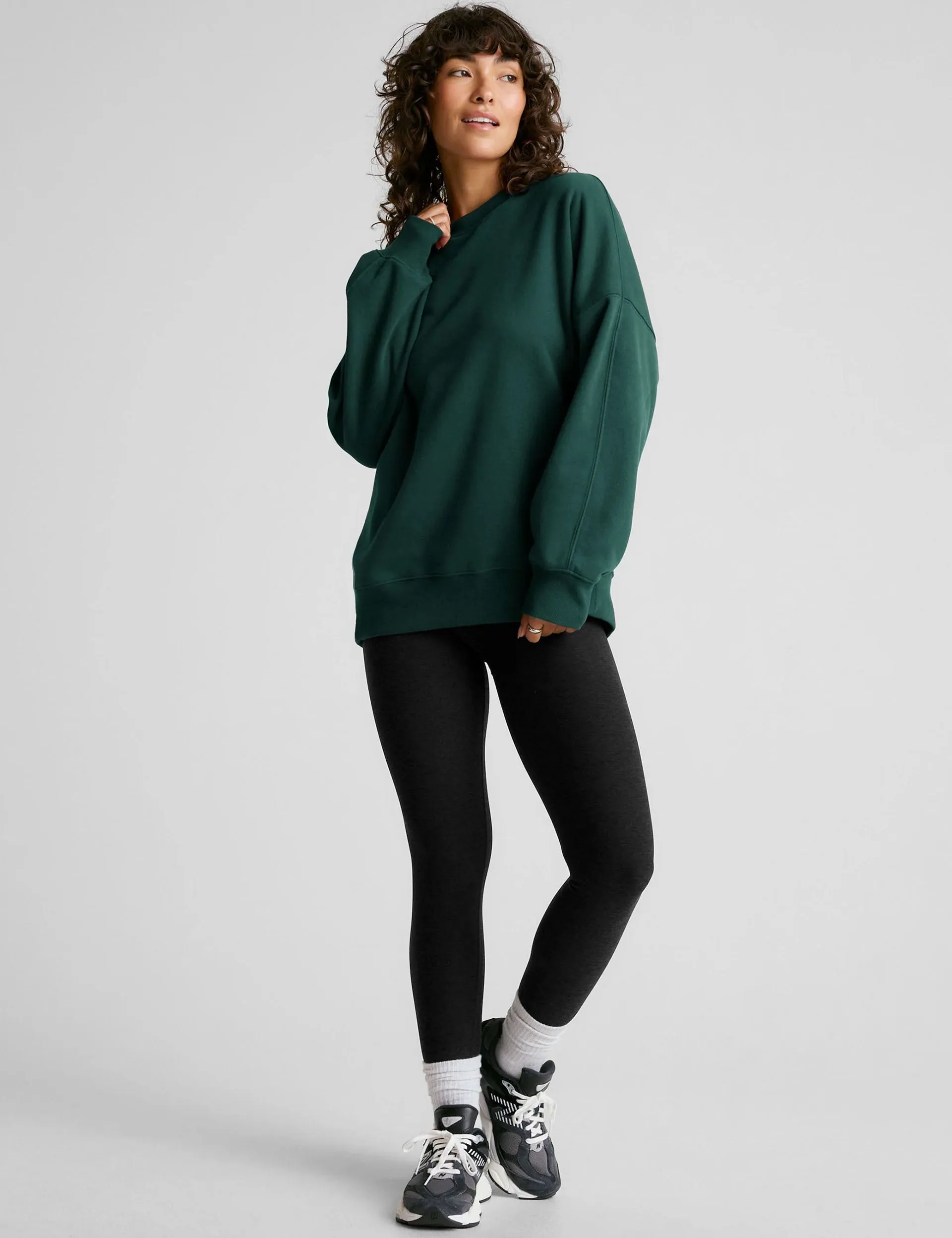 SOLSTICE OVERSIZED SWEATSHIRTDARK SPRUCE GREEN