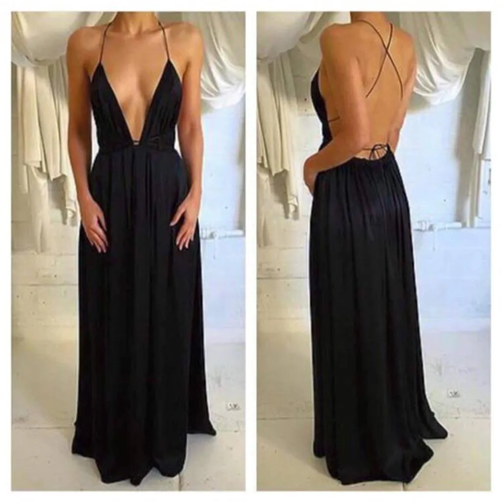 Spaghetti Straps Prom Dress,Sexy Prom Dress,Simple Prom Dress ,Backless Prom Dress,Custom Prom Dresses ,Evening Dresses, Prom Dresses,Long Prom Dress, Party Prom Dress,PD0060