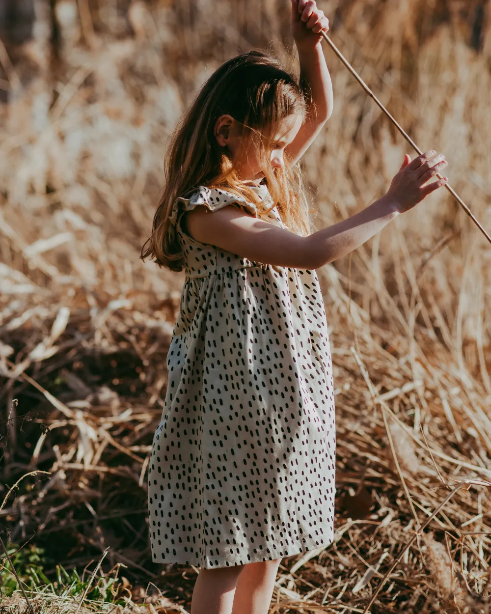 Stone Doodle Print Dress
