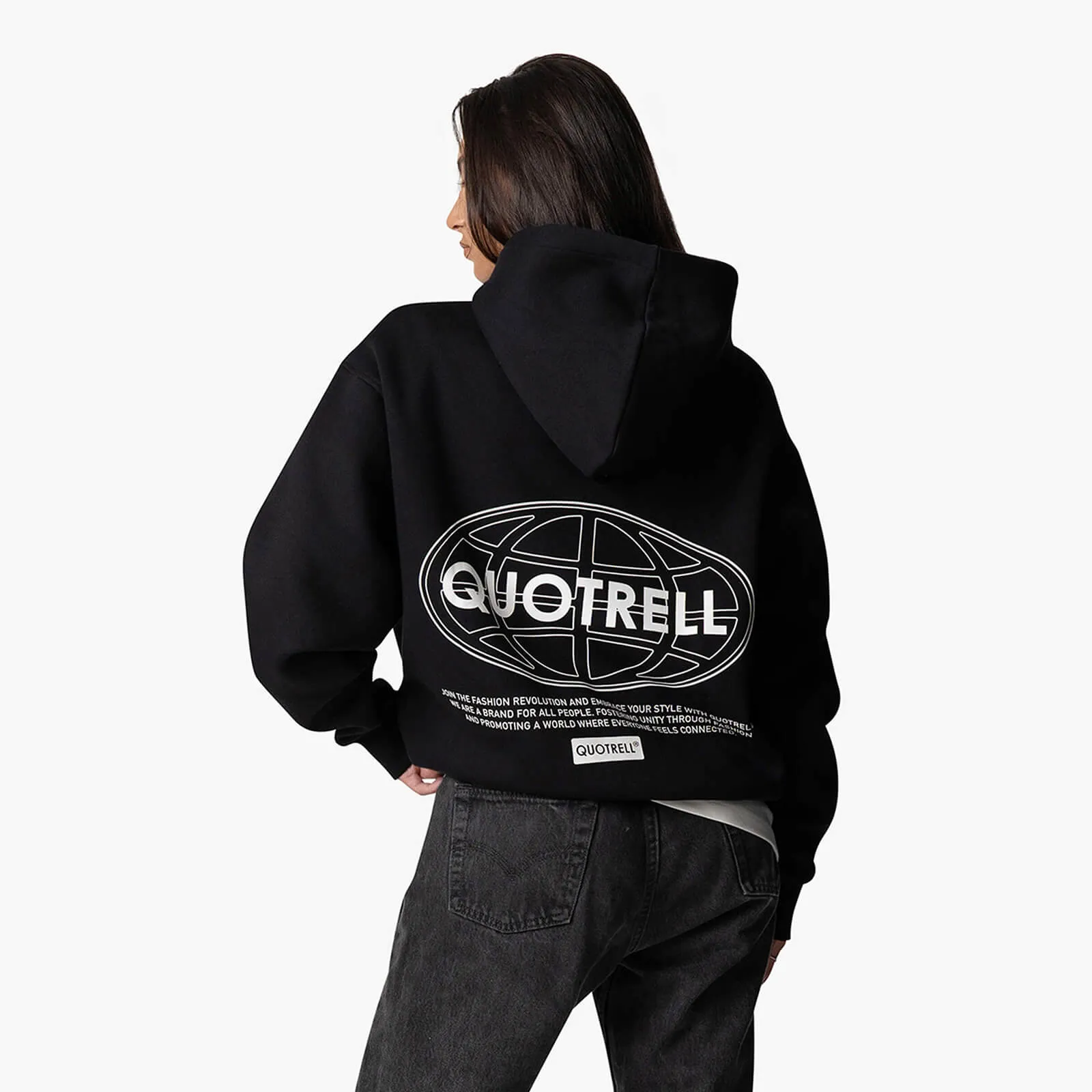 STRATIX HOODIE | BLACK/WHITE