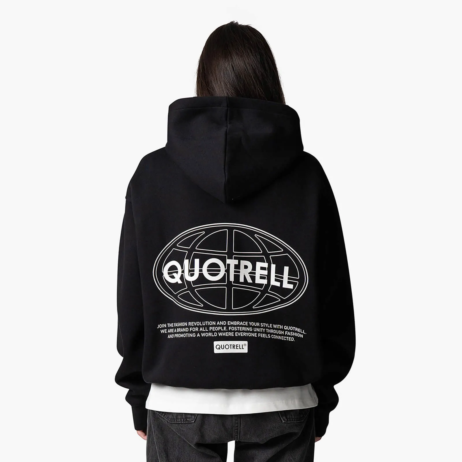 STRATIX HOODIE | BLACK/WHITE