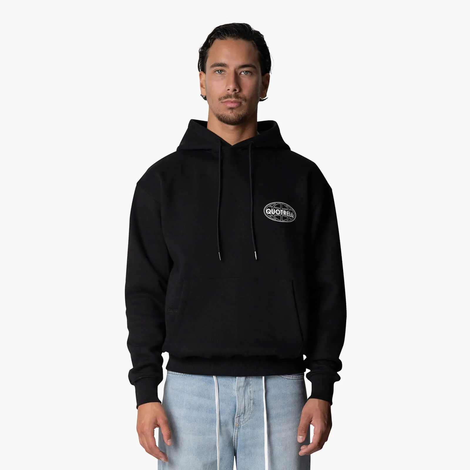 STRATIX HOODIE | BLACK/WHITE
