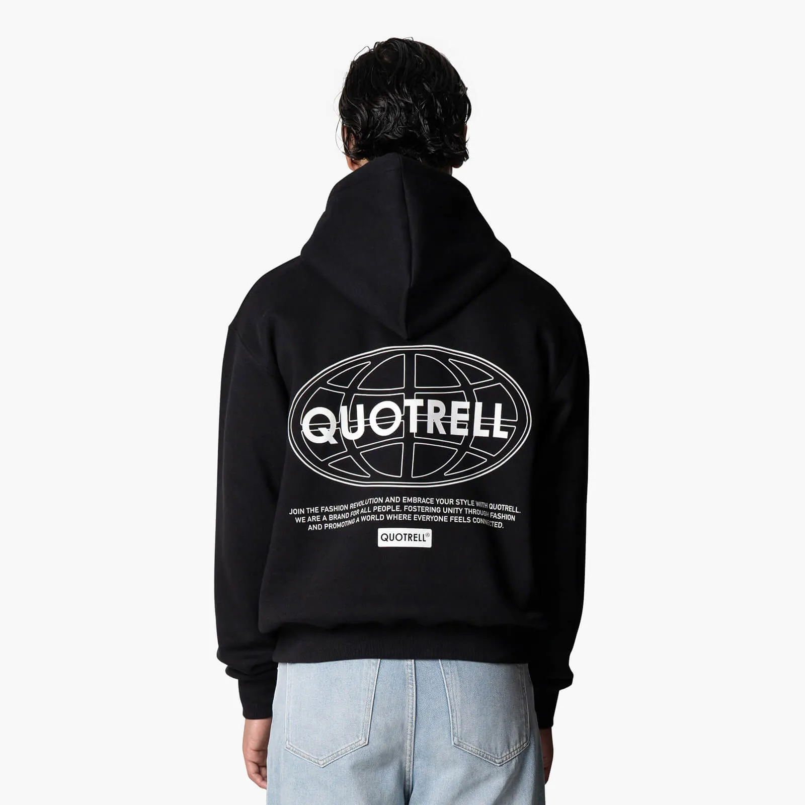 STRATIX HOODIE | BLACK/WHITE