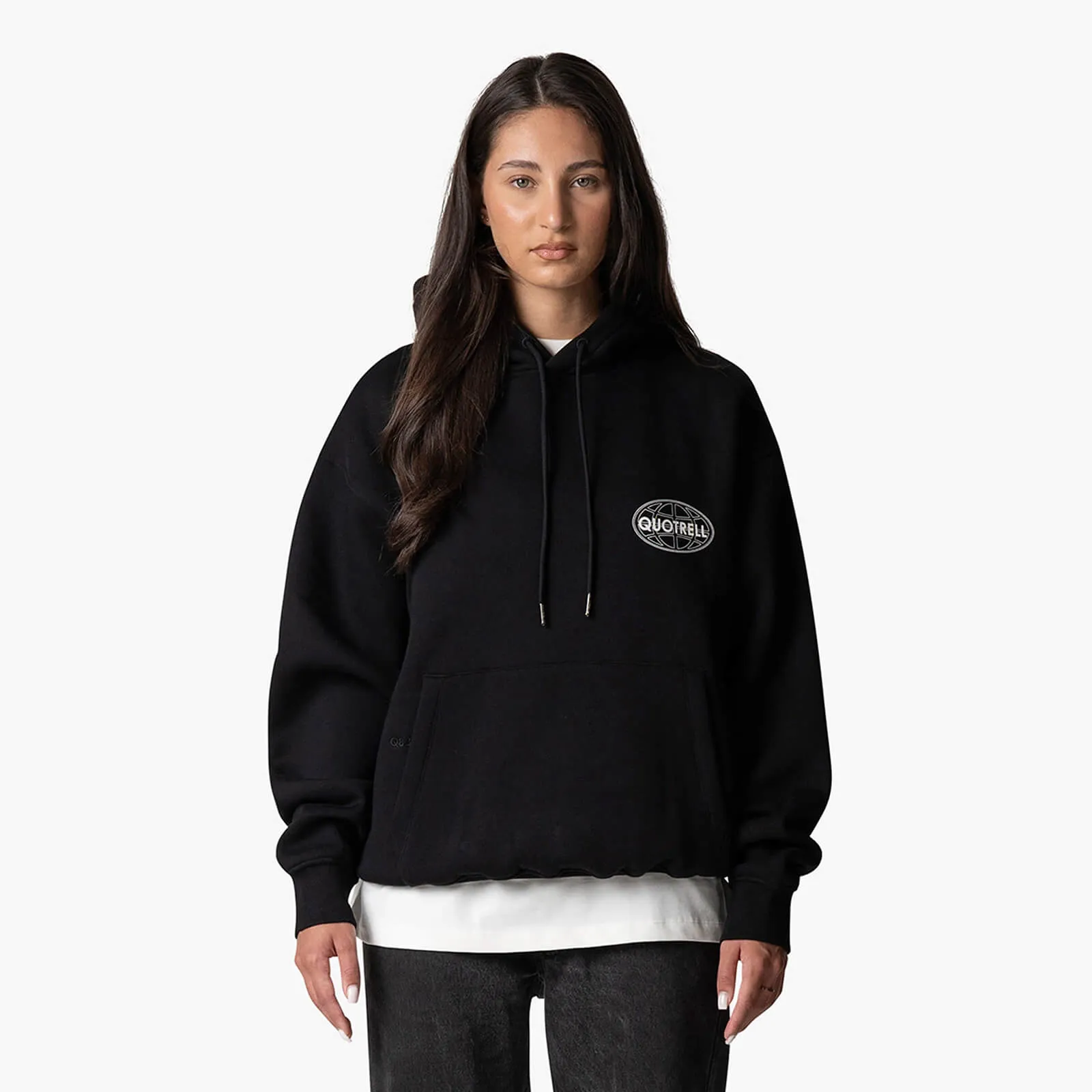 STRATIX HOODIE | BLACK/WHITE