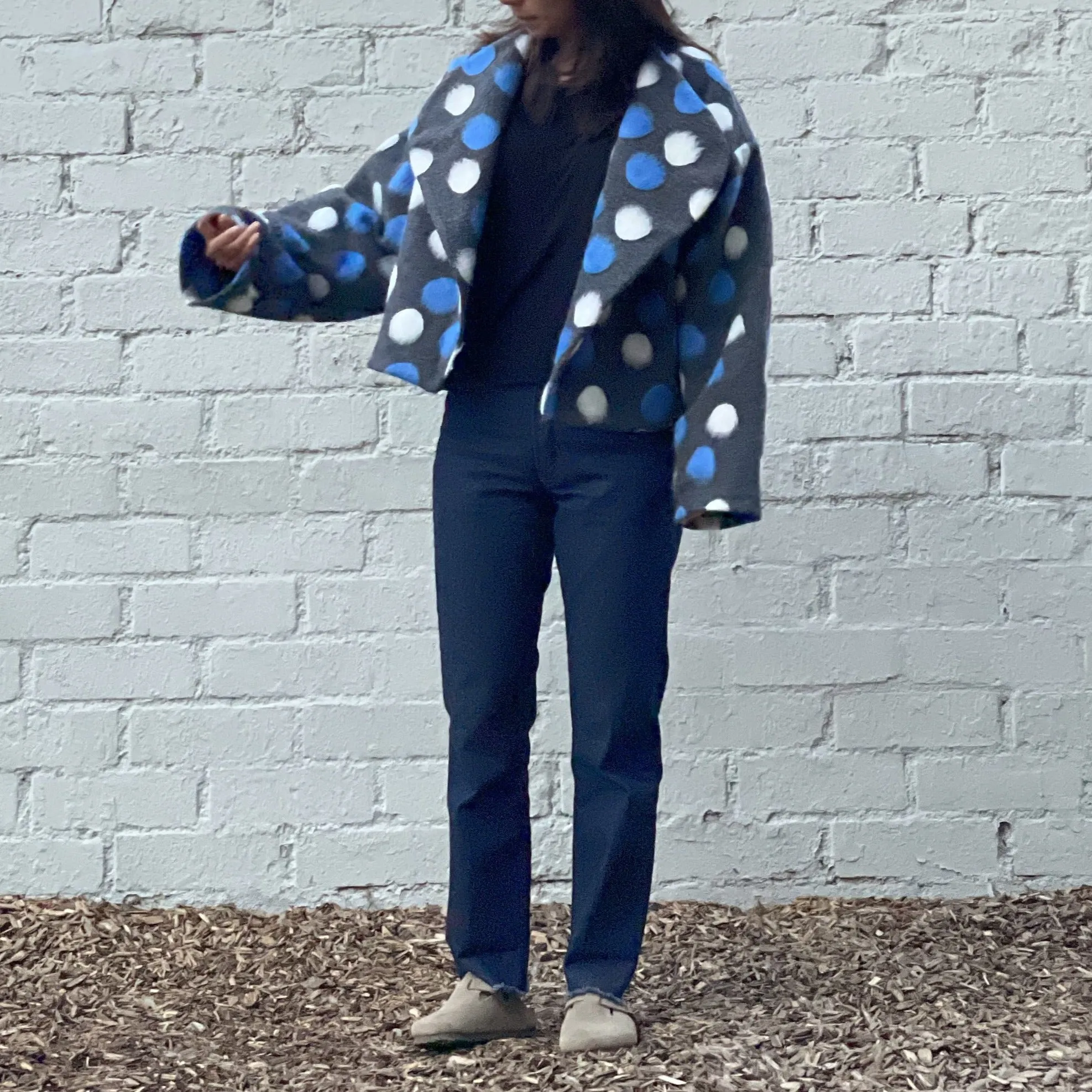 [STUDIO Collection] DOT Coat Gray