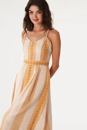 Sunburst Midi Dress