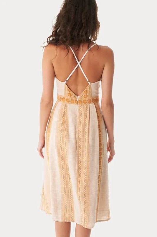 Sunburst Midi Dress