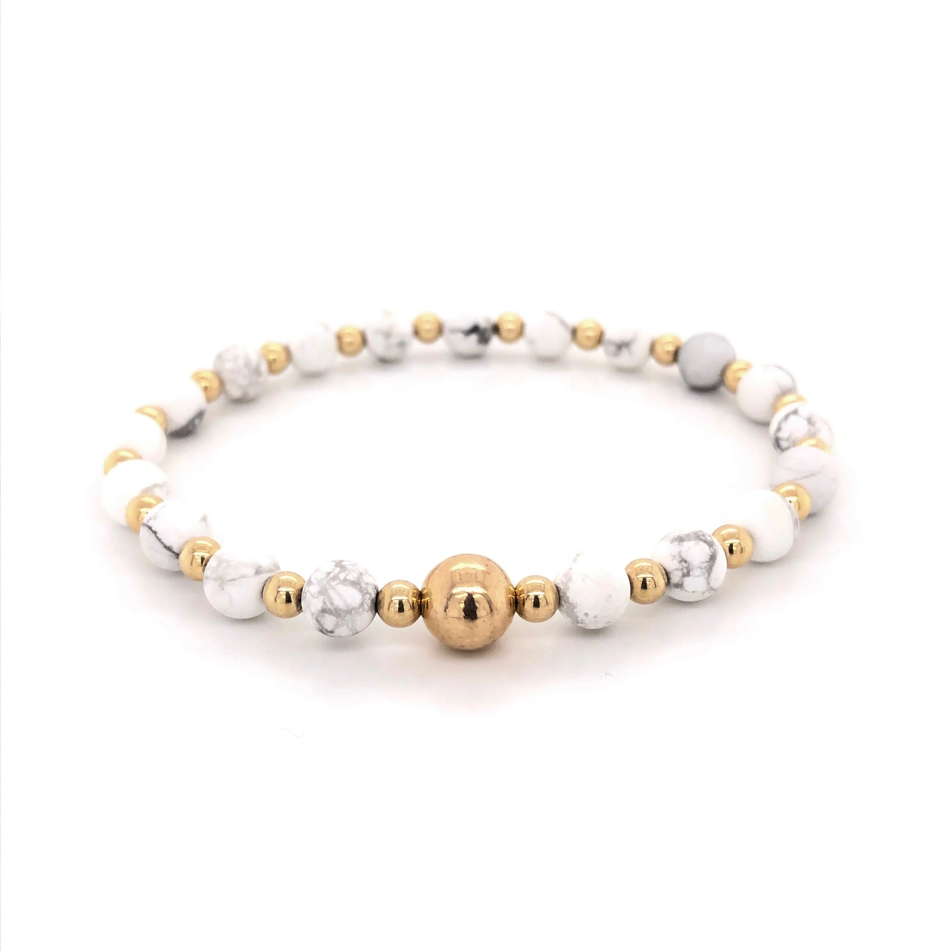 The Tommy Bracelet • Howlite