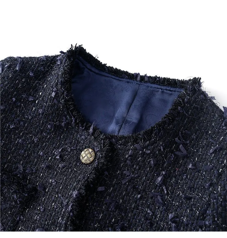 Timeless Elegance Tweed Jacket – Chic & Unique