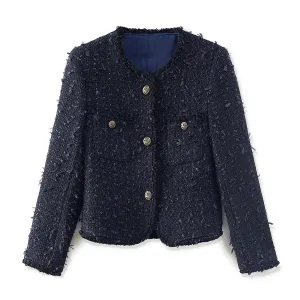 Timeless Elegance Tweed Jacket – Chic & Unique