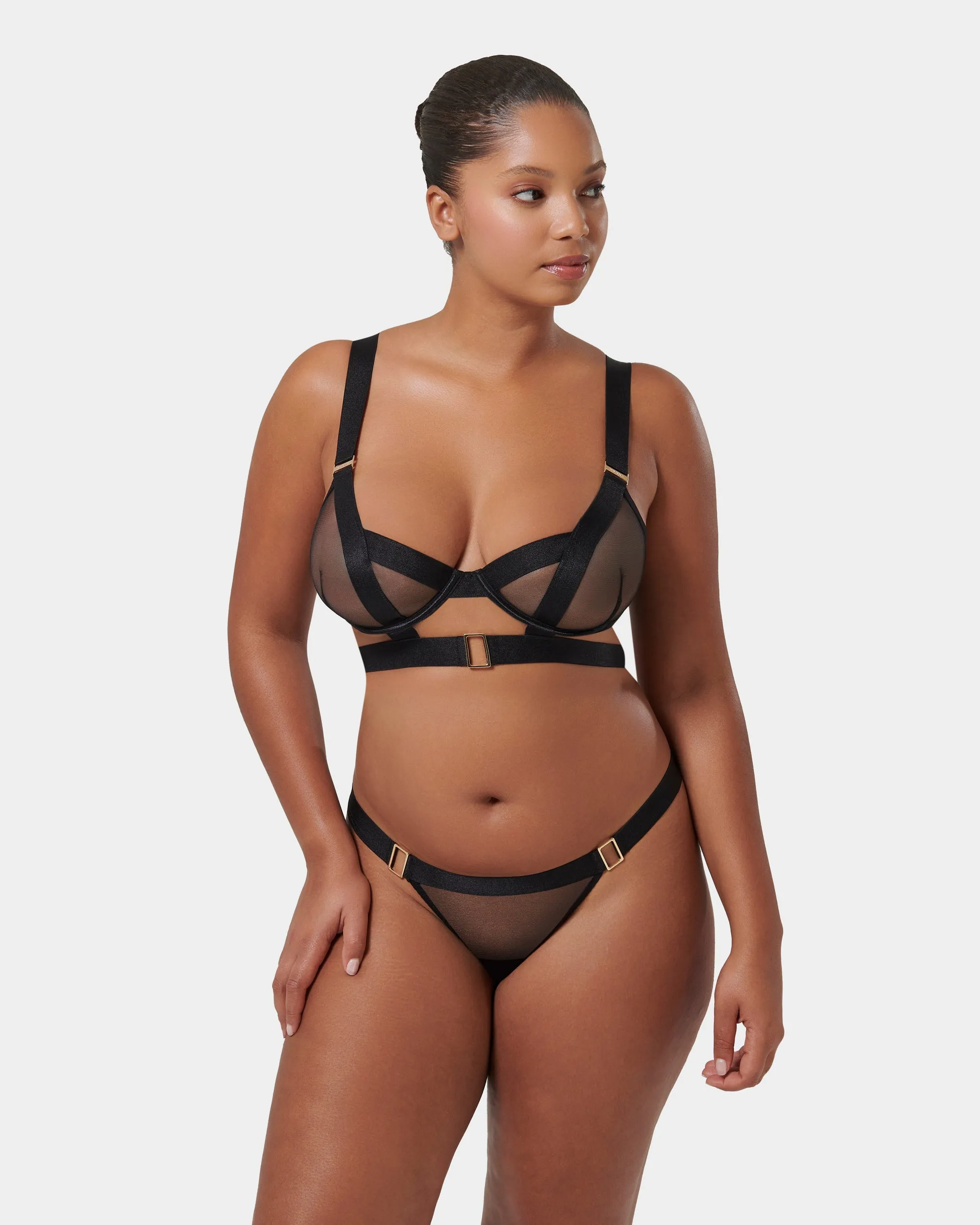 Trinity Thong Black
