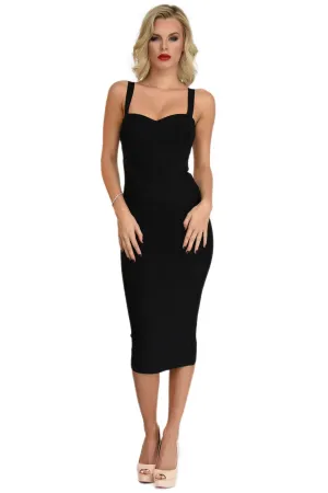 Vogue Black Bandage Dress