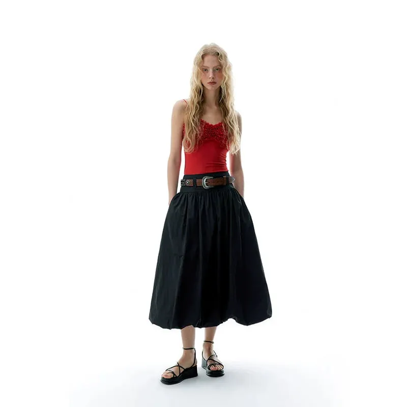 Voluminous Black Skirt