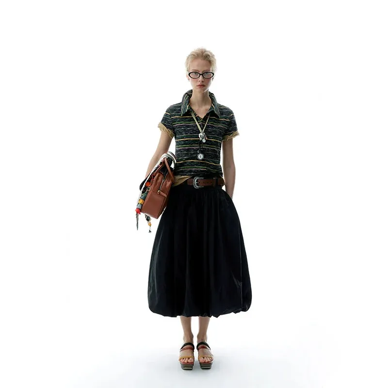 Voluminous Black Skirt