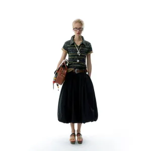 Voluminous Black Skirt