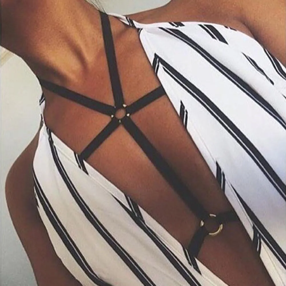 Women Harness Cage Bra Exotic Apparel Gothic Harajuku Lingerie Cosplay Bondage Harness Prom Dresses Harness Bra