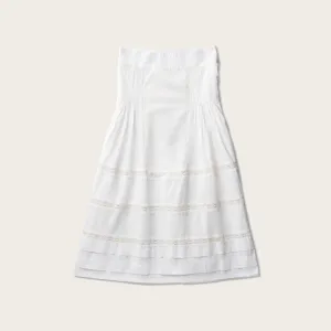 Women's Cotton Poplin Midi Skirt