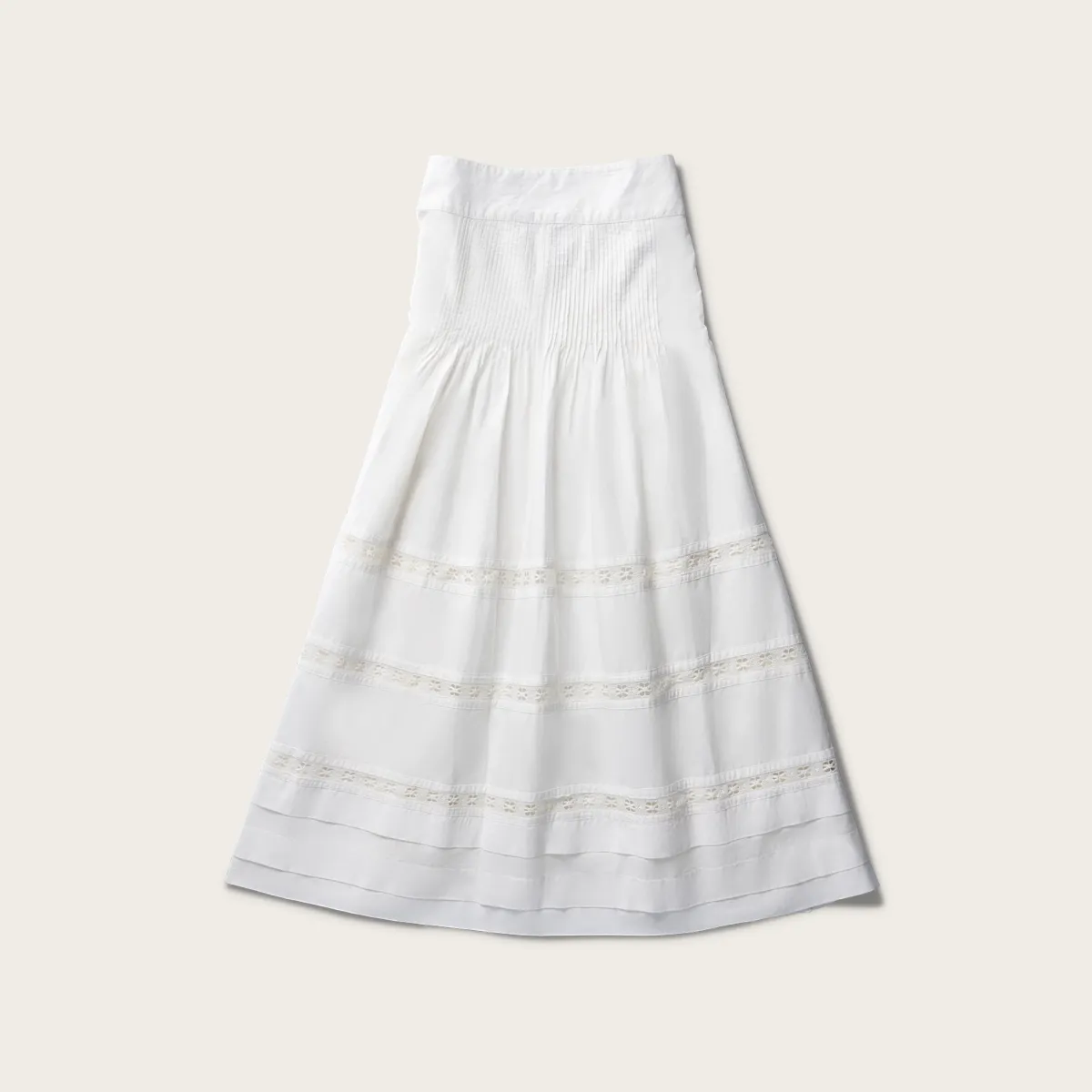 Women's Cotton Poplin Midi Skirt