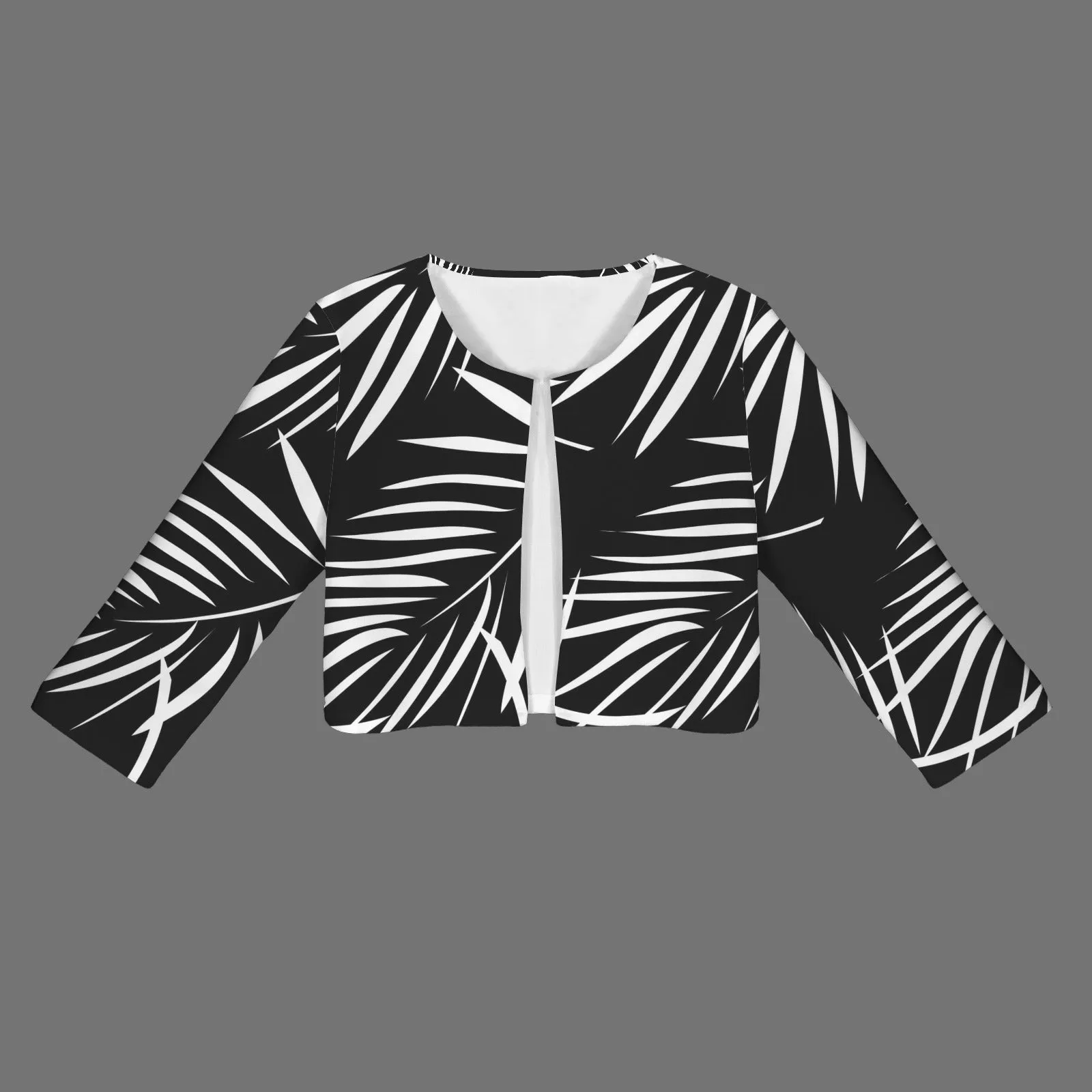 Women's Open Front Cropped Blazer