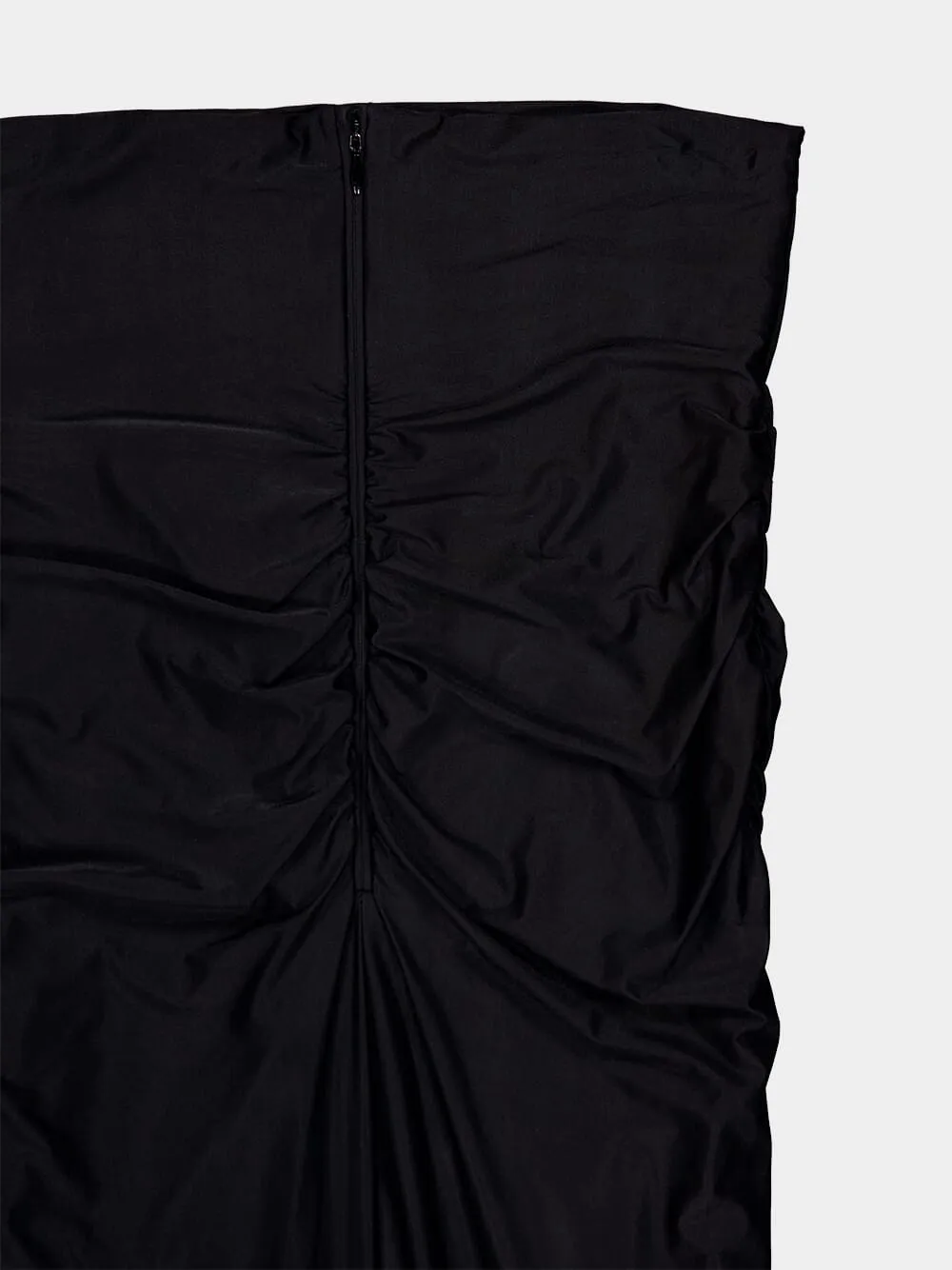 X KIM Belted Jersey Skirt