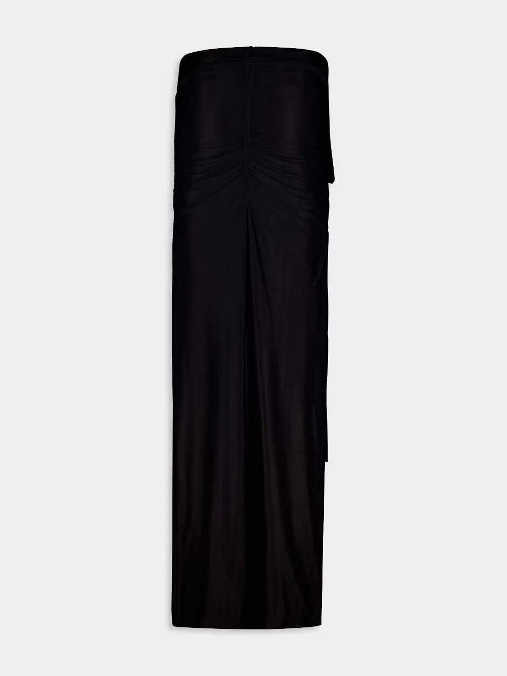 X KIM Belted Jersey Skirt