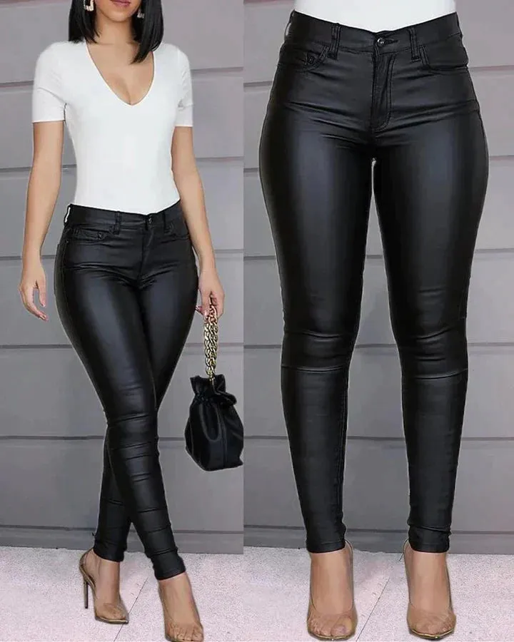 Xara® | Stretch Trousers Made Of Faux Leather