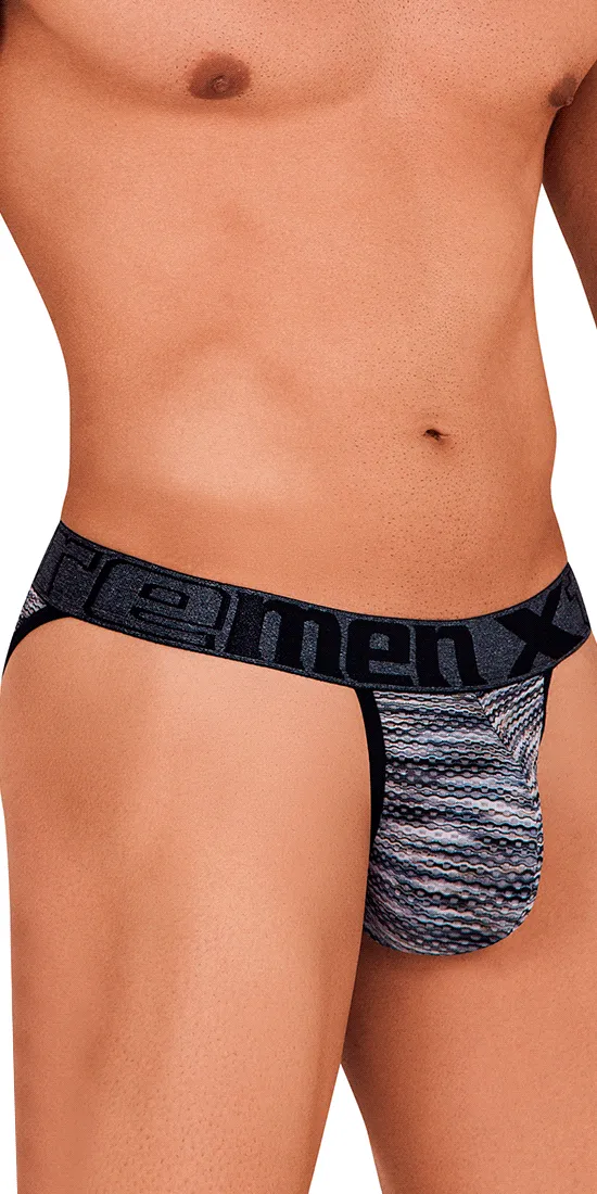 Xtremen 91098 Microfiber Mesh Bikini Black