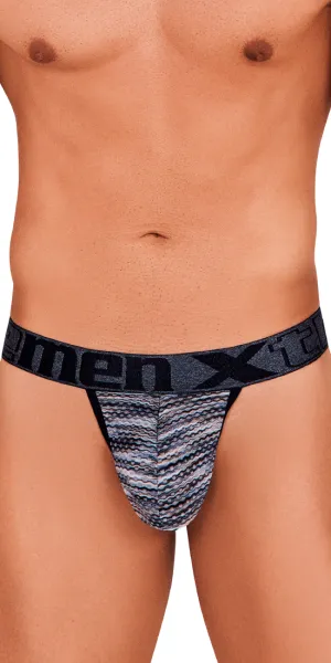 Xtremen 91098 Microfiber Mesh Bikini Black