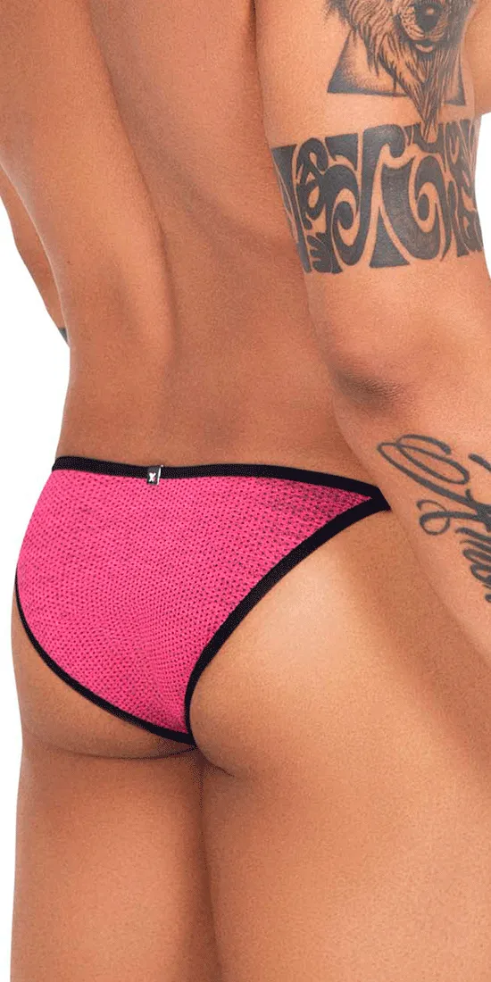 Xtremen 91132 Colorful Mesh Bikini Fuchsia