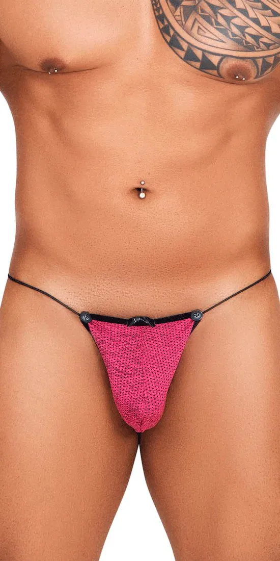 Xtremen 91132 Colorful Mesh Bikini Fuchsia